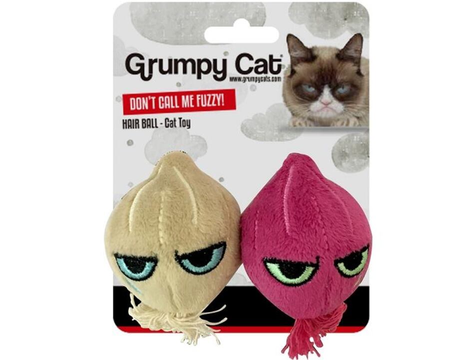 Grumpy Cat hračka pro kočky cibulové balonky 2ks