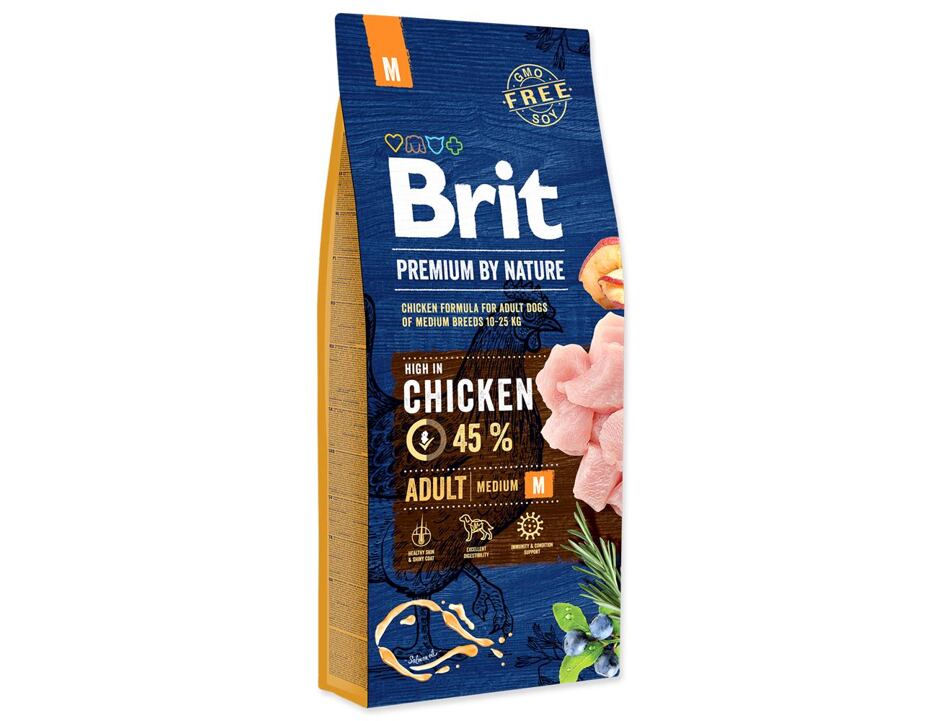Brit Premium by Nature Adult M 15kg