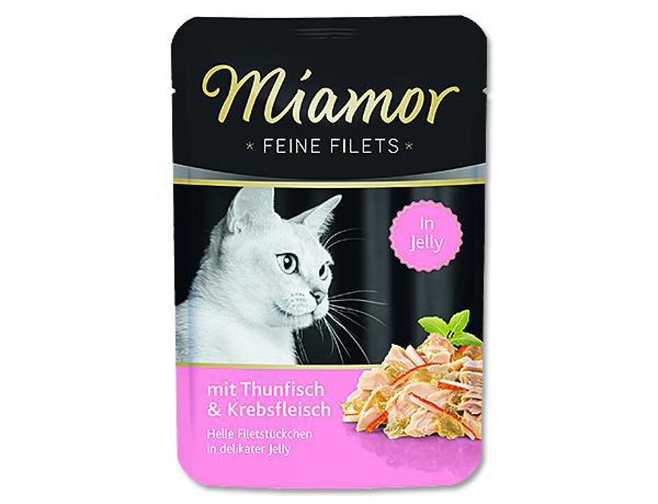 Kapsička MIAMOR Filet tuňák + krab 100g