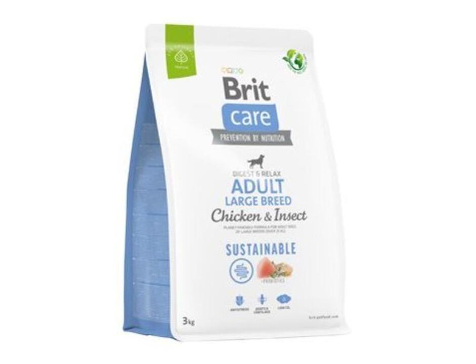 Brit Care Dog Sustainable Adult Large Breed 3kg MDT. 5/25
