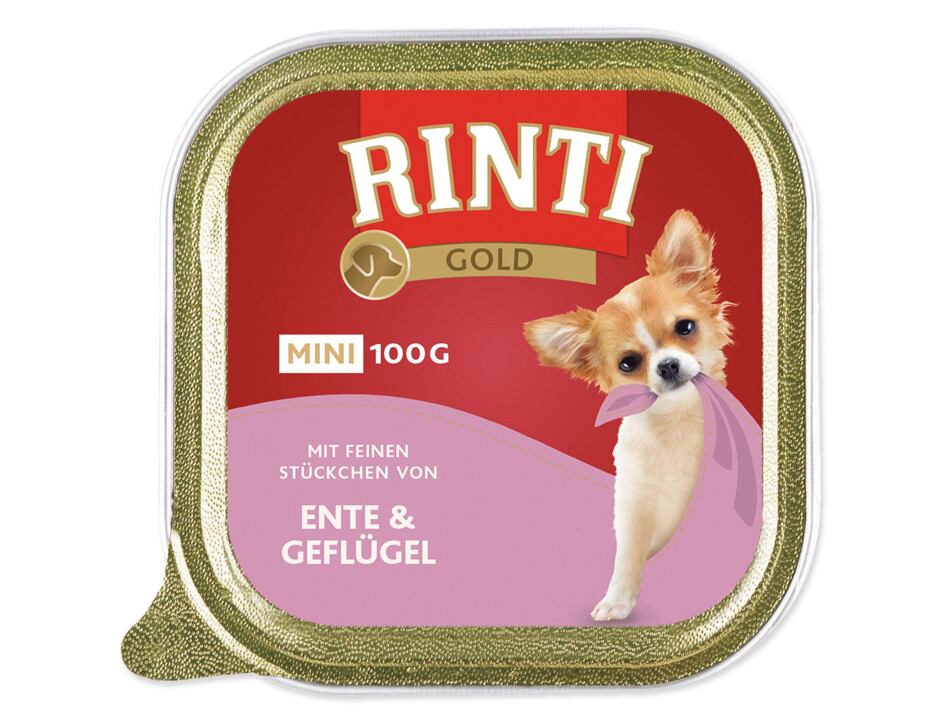 Vanička RINTI Gold kachna + drůbež 100g