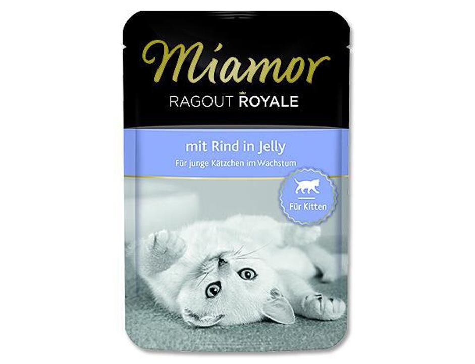 Kapsička MIAMOR Ragout junior hovězí 100 g