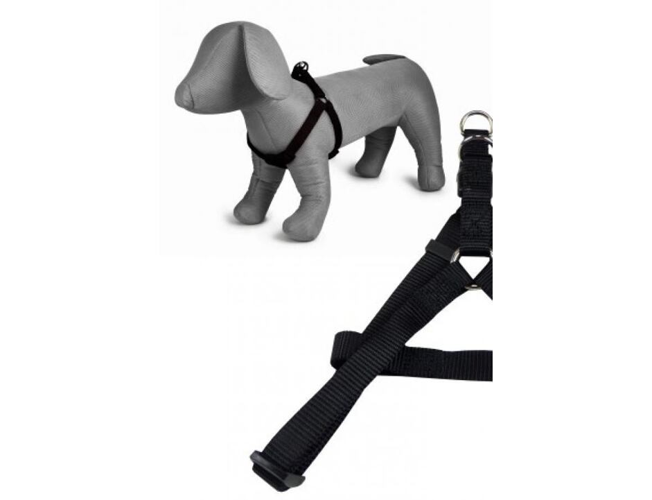 Papillon postroj jednobarevný 15 mm (35 - 60 cm) - černý