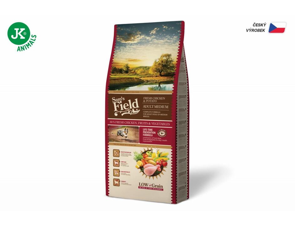 Sam's Field Adult Medium Chicken And Potato 13kg