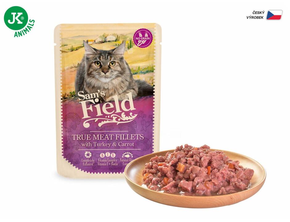 Sam's Field Fillets with Turkey & Carrot 85 g