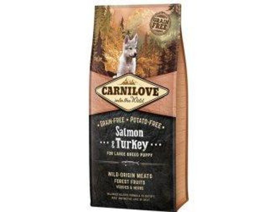 Carnilove Dog Salmon & Turkey Large Breed Puppies