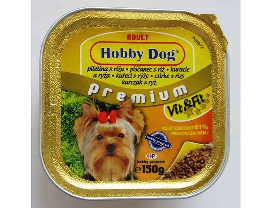 HobbyDog kuřecí/rýže 150 g