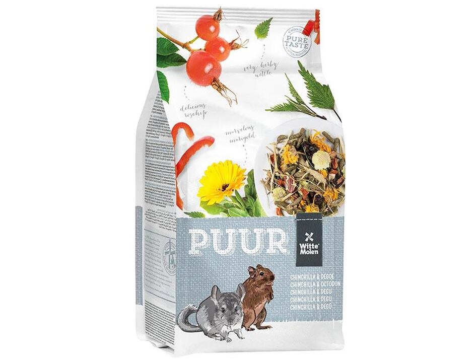 PUUR chinchilla & degu - činčila, osmák 500 g