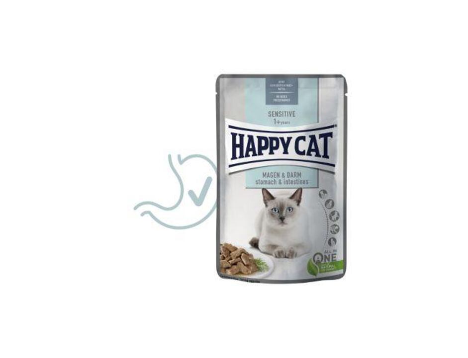 Happy Cat kapsička MEAT IN SAUCE Sensitive Magen & Darm 85 g