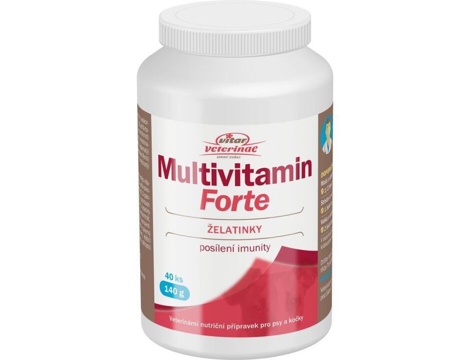 Nomaad MultiVitamin Forte 140 g 40ks želé MDT.08/25