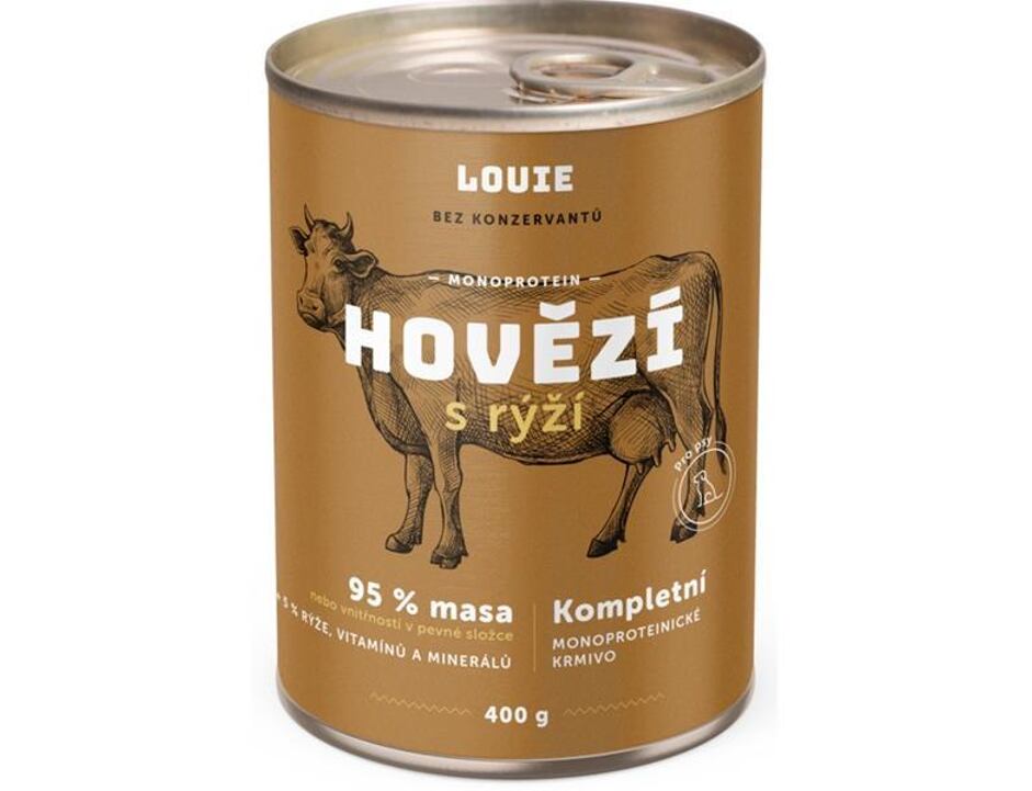 Louie Hovězí s rýží 400 g