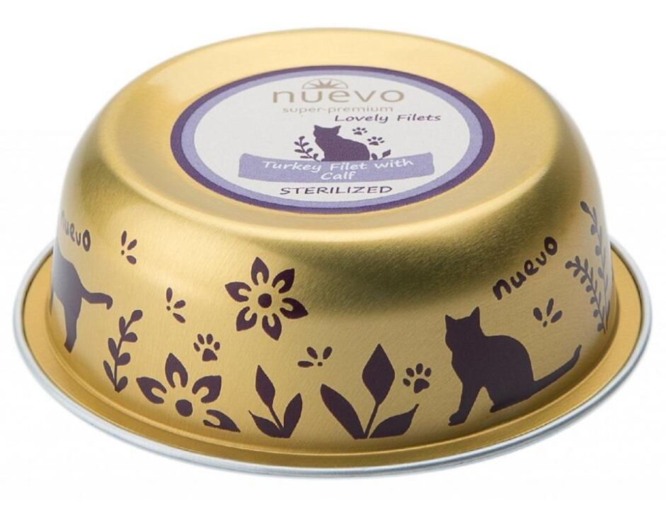 Nuevo Cat Turkey filet with Calf STERILISED 85g