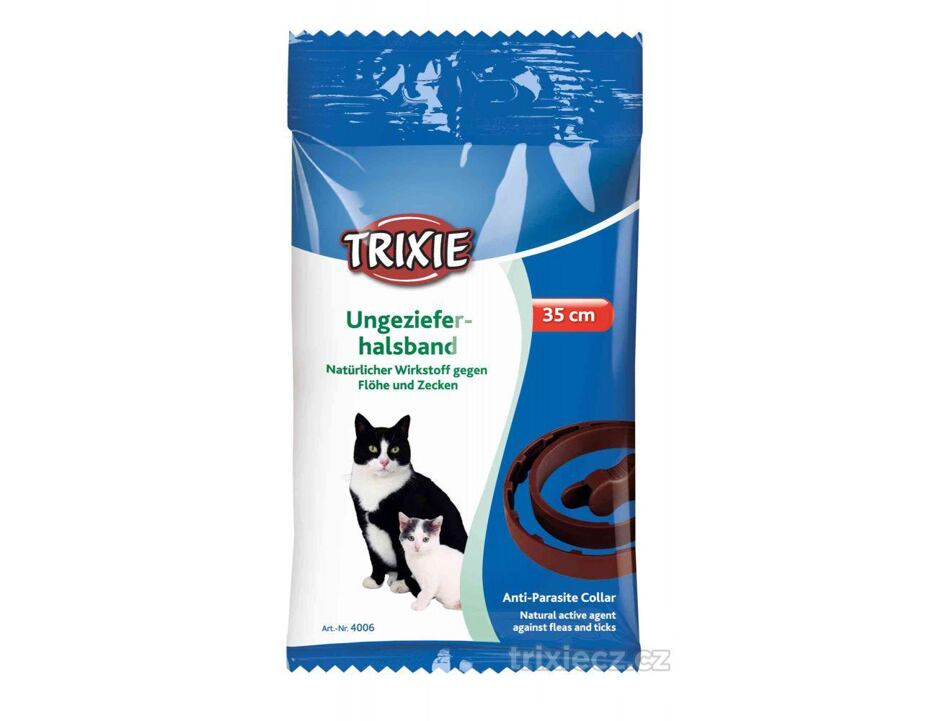 Antiparazitní obojek bylinný 35 cm TRIXIE