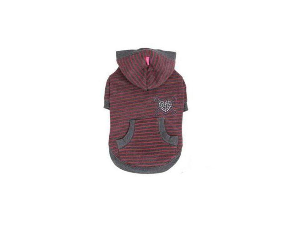 Pinkaholic Prime Hoodie psí svetr - šedý