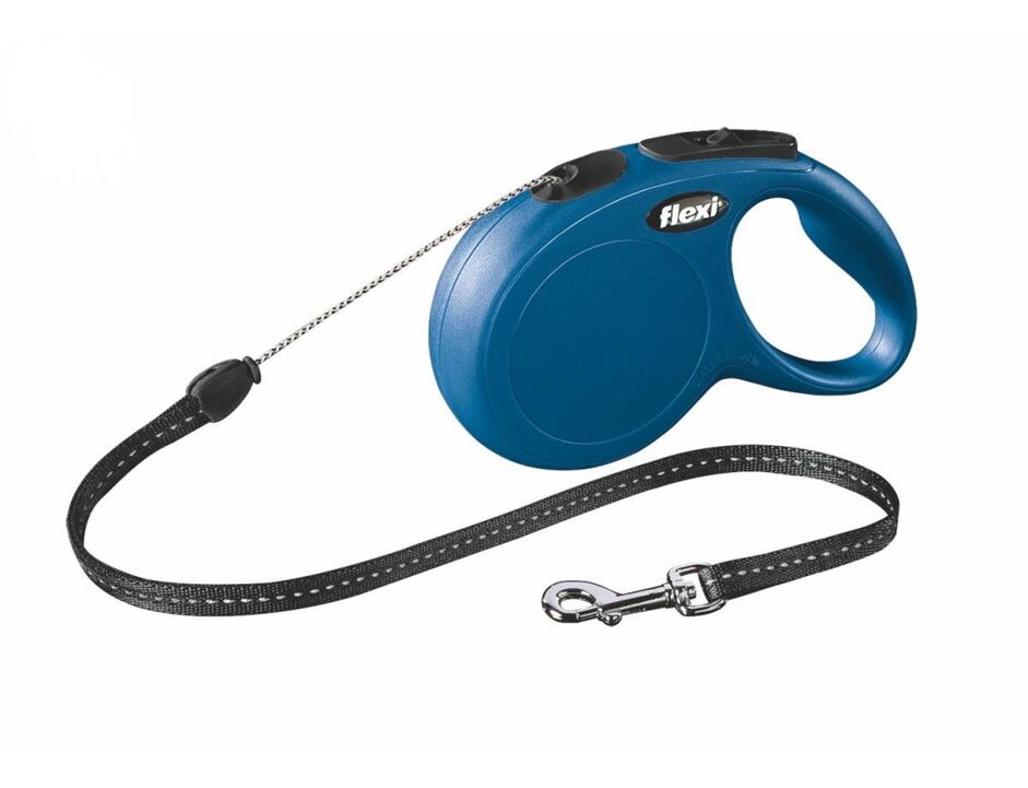 Flexi New Classic Cord (lanko), velikost S 8m/12kg modrá