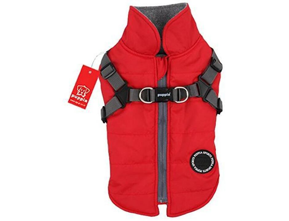 Puppia psí vesta MOUNTAINEER II červená