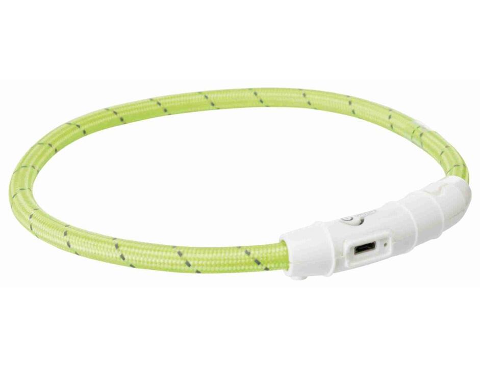 Svítící obojek USB - L-XL 65 cm