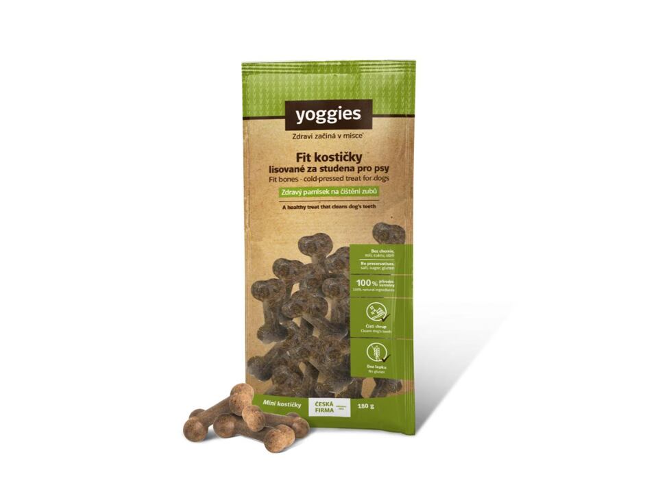 Yoggies MINIFit kostičky lisované za studena 180g