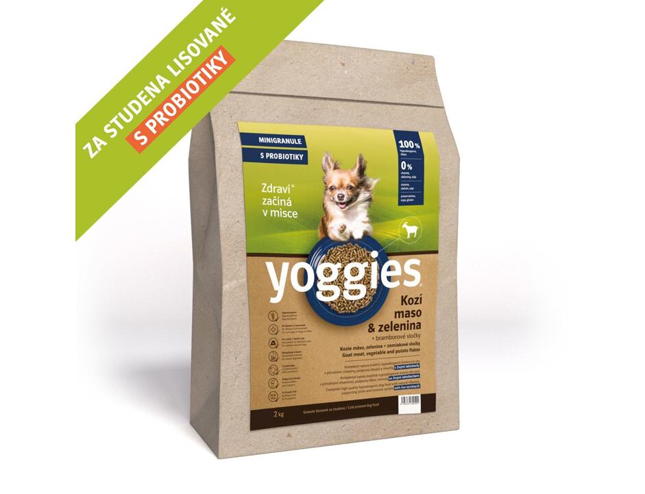 Yoggies MINI Kozí maso+ zelenina