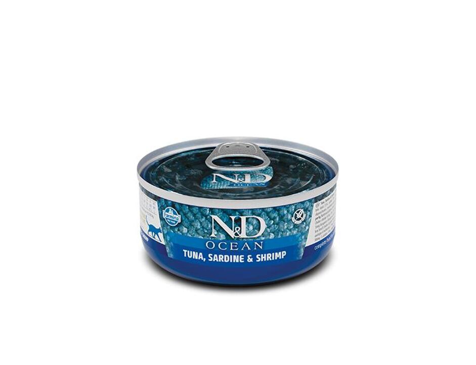 N&D CAT OCEAN Adult Tuna & Sardine & Shrimps 70g