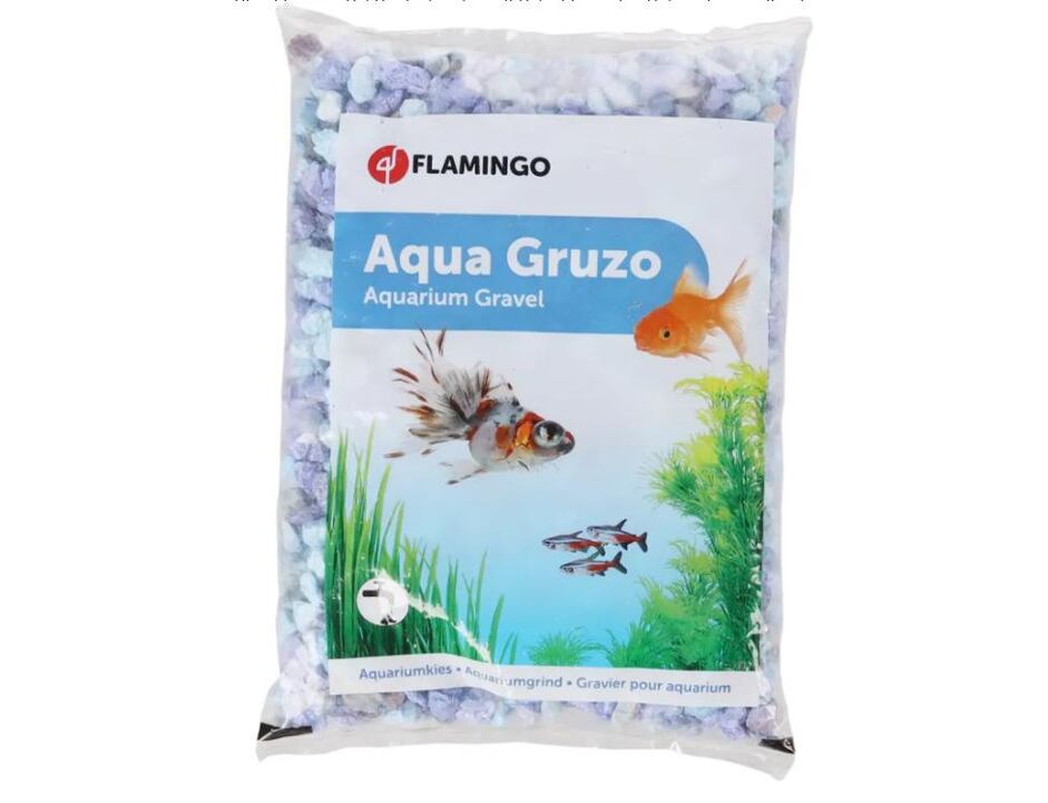 Flamingo Akvarijní štěrk modrý 900g