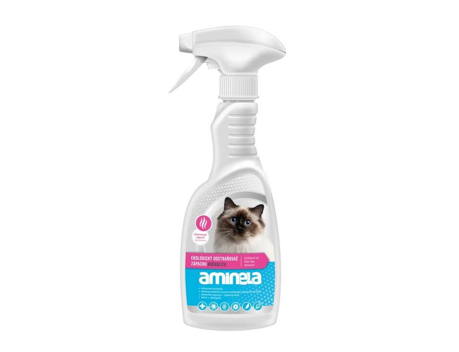 Aminela Clean Ekologický odstraňovač zápachu kočkolitu 500ml