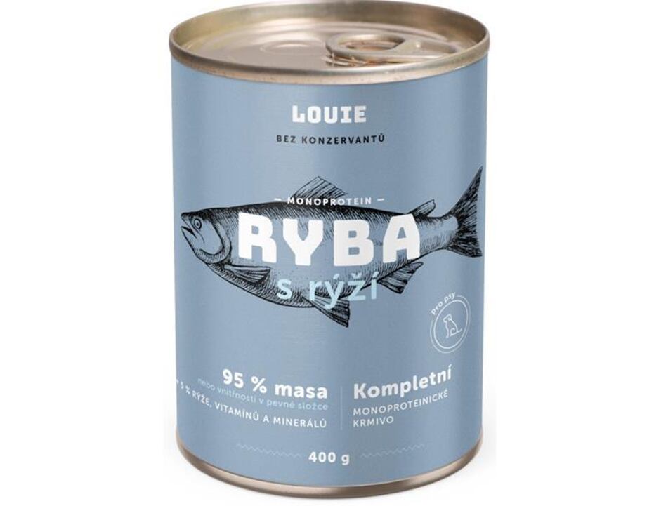 Louie Ryba s rýží 400 g