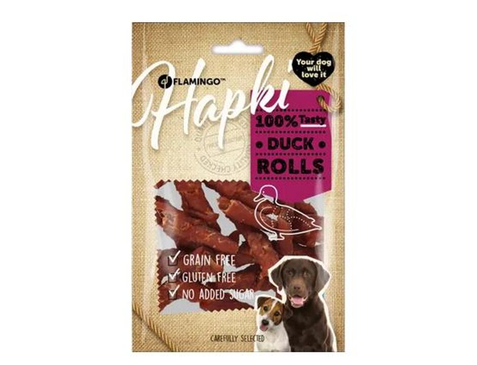Flamingo Hapki Kachní rolky 85g