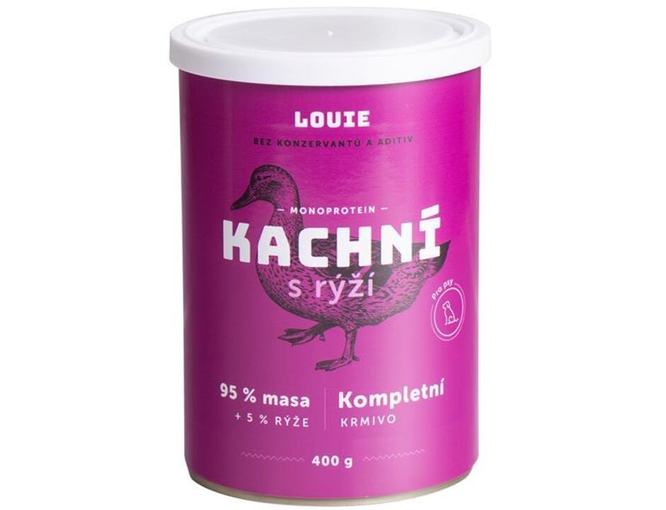 Louie Kachní s rýží 400 g