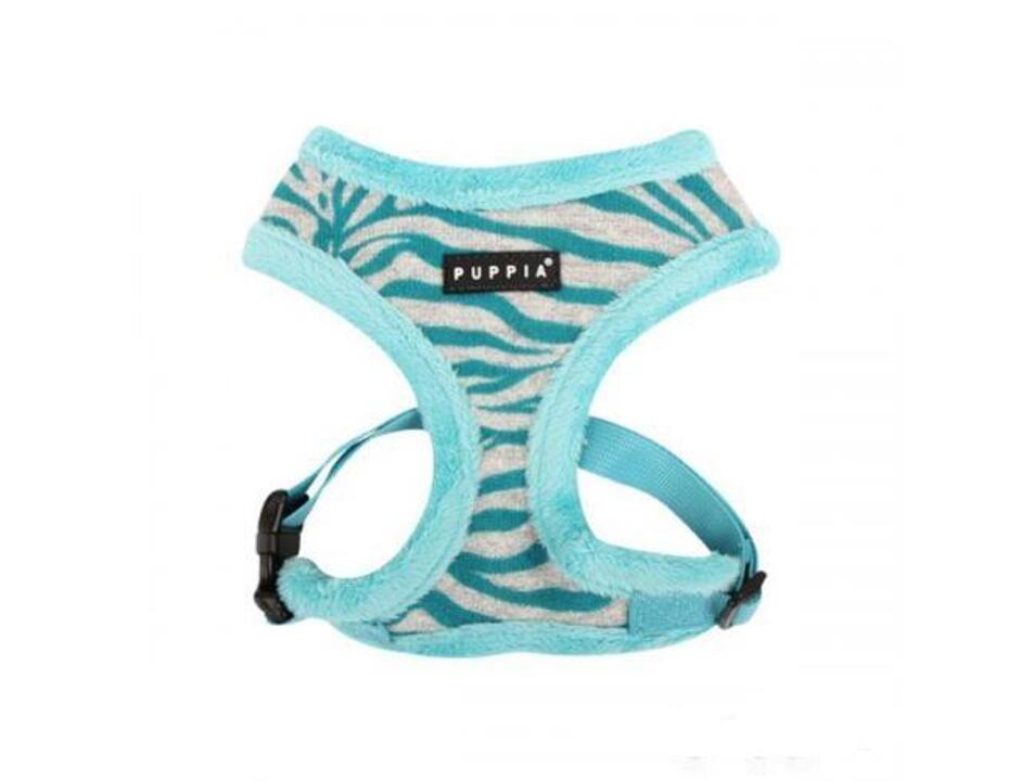 Puppia Modern Zebra Harness A kšíry modrá - XL